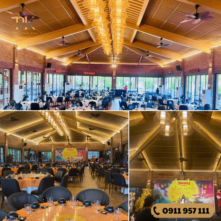Từ Chất Liệu Đơn Sơ, Mộc Mạc – Rơm Tre Nhân Tạo Mang Đến Sự Đẳng Cấp Cho Dự Án Sang Trọng 5 Hoành tráng và đẳng cấp với trần cót ép nhân tạo tại Veranda Đà Nẵng