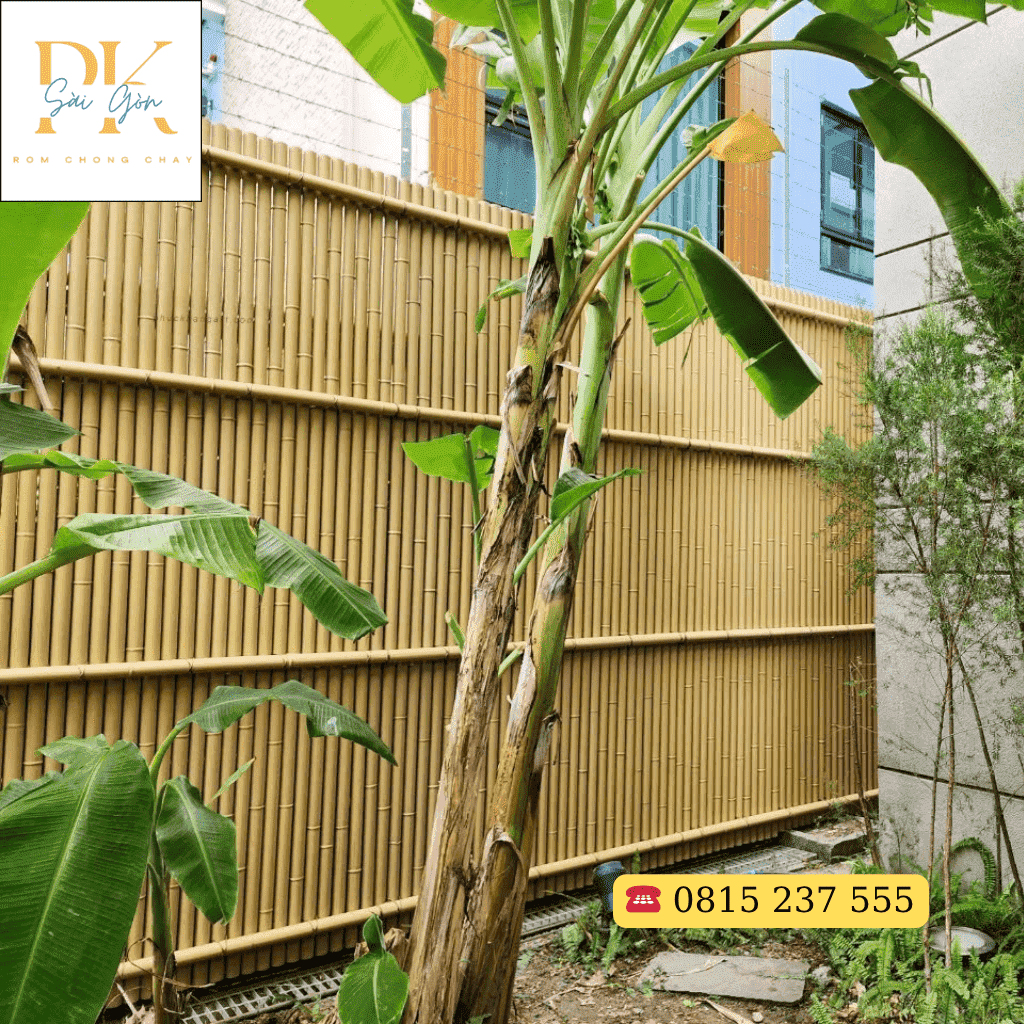 Top 3 Ứng Dụng Thực Tế Của Tre Nhân Tạo Trong Đời Sống Hàng Ngày 7 Hàng rào tre nhân tạo chuẩn phong cách Nhật Bản