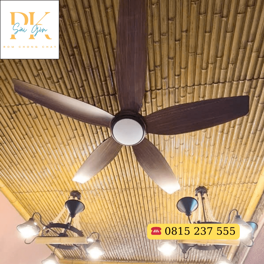 Top 3 Ứng Dụng Thực Tế Của Tre Nhân Tạo Trong Đời Sống Hàng Ngày 5 Không gian nhà hàng sử dụng tre nhân tạo ốp trần