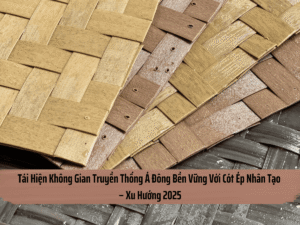 Cót ép nhân tạo xu hướng 2025