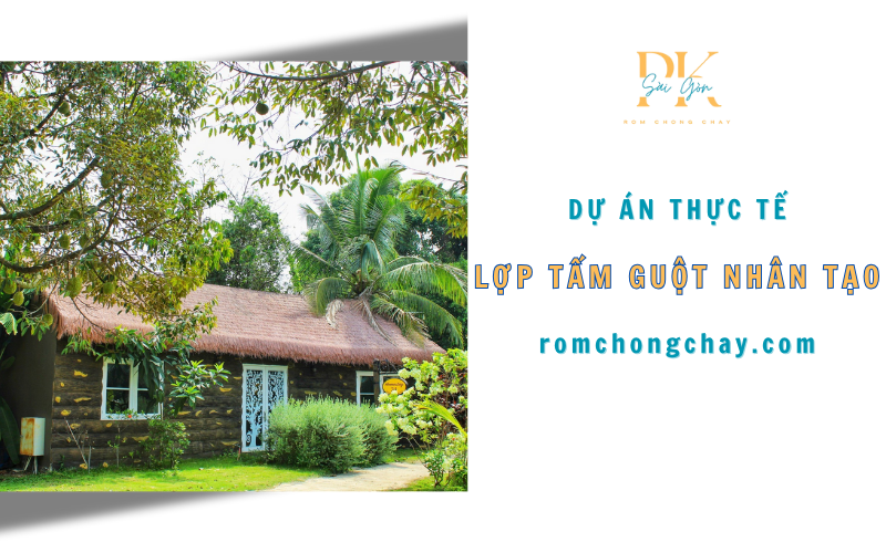 Dự án thực tế lợp tấm guột nhân tạo