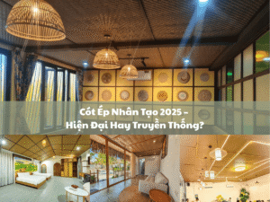 Cót ép nhân tạo hiện đại và truyền thống