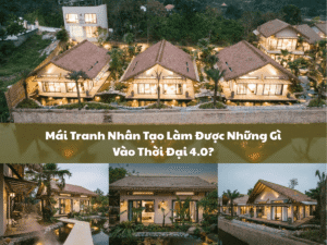 Mái tranh nhân tạo thời 4.0